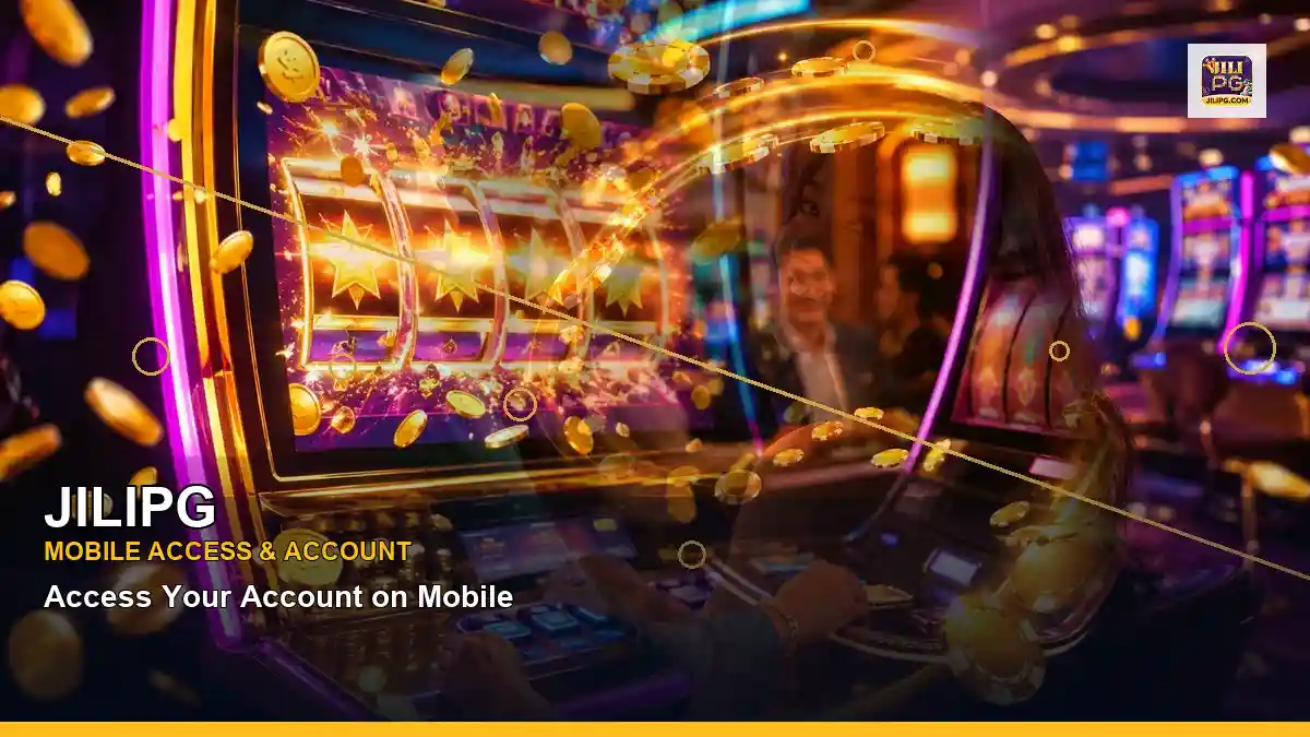 JILIPG high-energy lounge VIP casino rewards in a layered collage layout for Philippine players